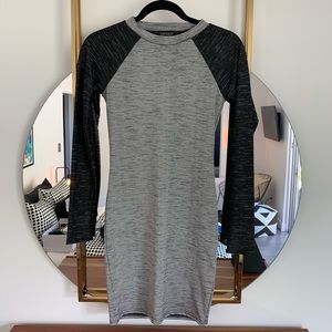 TOPSHOP | Stretchy Gray Dress